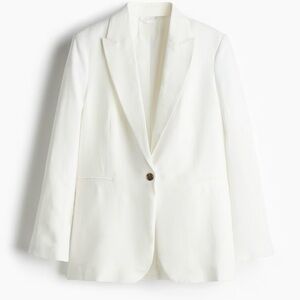 H&M Classic White Women's Blazer